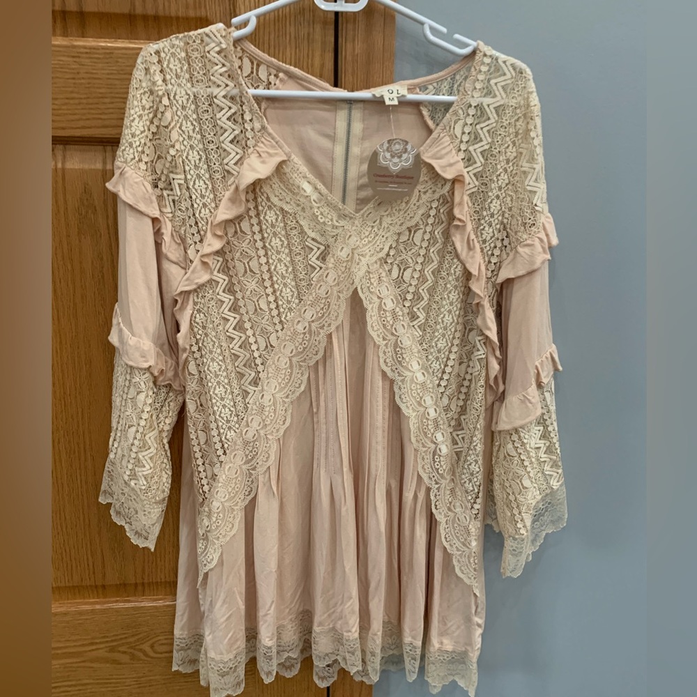 NWT blush top